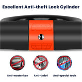 LUCKEEP Fahrrad-Bügelschloss